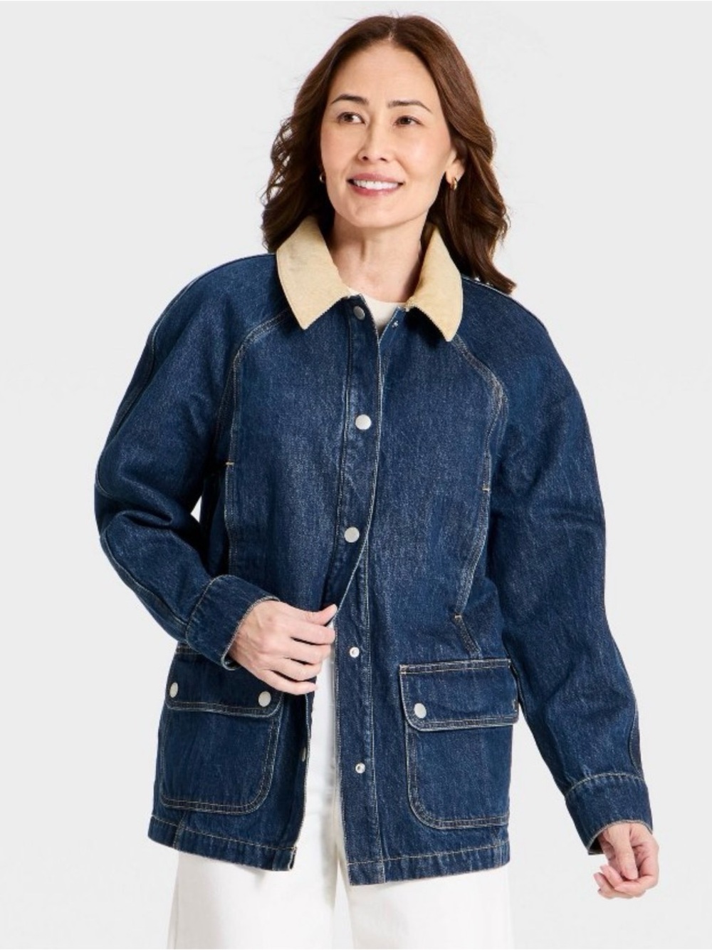 Target Universal Thread Denim Barn Chore Barn Jacket